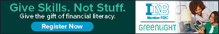 Give Skills. Not Stuff. INB and Greenlight make it easy for families to teach kids how to manage money with confidence. Register Now. INB. Member FDIC. Greenlight.