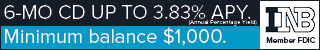 Fall Into Higher Earnings. 6-Month CD up to 3.83% APY. Minimum balance $1,000. INB. Member FDIC.