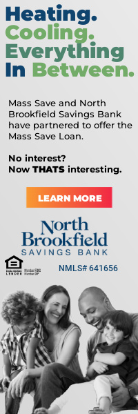 Heating. Cooling. Everything In Between. Mass Save and North Brookfield Savings Bank have partnered to offer the Mass Save Loan. No Interest? Now THAT'S interesting. Learn More. North Brookfield Savings Bank. Equal Housing Lender. Member FDIC. Member DIF. NMLS# 641656