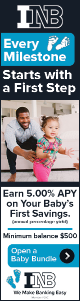 Every Milestone Starts with a First Step. Earn 5.00% APY on Your Baby’s First Savings. Minimum balance $500. Open a Baby Bundle. INB. We make banking easy. Member FDIC.