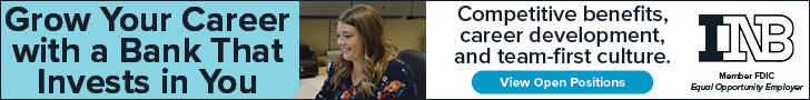 Grow Your Career with a Bank that Invests in You
Competitive benefits, career development, and team-first culture.
View Open Positions
INB
Member FDIC
Equal Opportunity Employer
