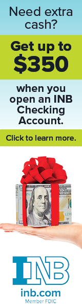 Need extra cash? Get up to $350 when you open an INB Checking Account. Click to learn more. INB. inb.com