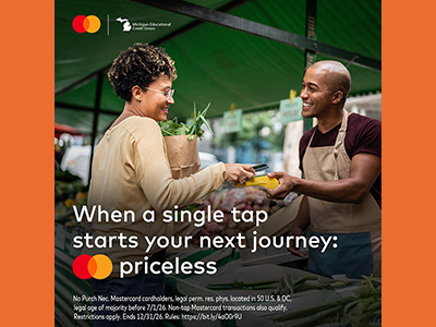 When a single tap starts your next journey: priceless. No Purch Nec. Mastercard cardholders, legal perm. res. phys. located in 50 U.S. & DC, legal age of majority before 7/1/26. Restrictions apply. Ends 12/31/26.