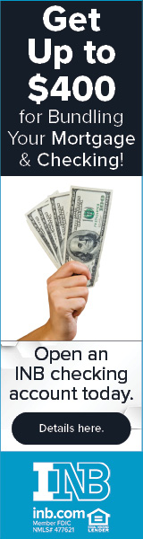 Get Up to $400 for Bundling Your Mortgage and Checking! Open an INB checking account today. Learn more here. INB. Member FDIC. Equal Housing Lender. NMLS# 477621.