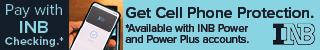 Pay with INB Checking. Get Cell Phone Protection. Available with INB Power and Power Plus accounts. INB.