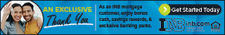 An Exclusive Thank You. As an INB mortgage customer, enjoy bonus cash, savings rewards, & exclusive banking perks. Get Started Today. INB. Member FDIC. Equal Housing Lender. NMLS #477621.