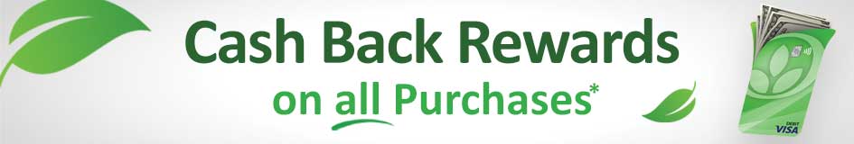 At INOVA, cash back is Always Within Reach!  At INOVA, you could earn cash back* on virtually all of your purchases, both debit AND credit!