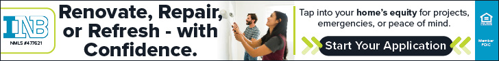 Renovate, Repair, or Refresh – with Confidence. Tap into your home’s equity for projects, emergencies, or peace of mind. Apply Now. INB. Member FDIC. Equal Housing Lender. NMLS #477621.